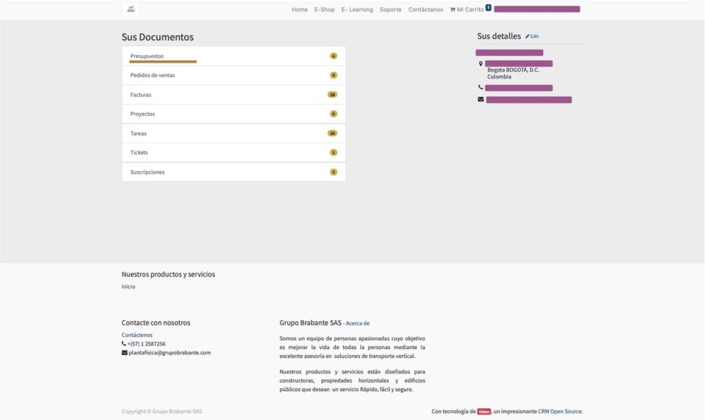 Odoo • Text and Image